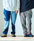 go slow caravan(ゴースローキャラバン) |グネグネ切替アンクルパンツ (MENS/WOMENS)