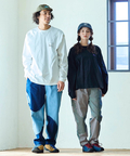 go slow caravan(ゴースローキャラバン) |グネグネ切替アンクルパンツ (MENS/WOMENS)
