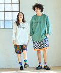 go slow caravan(ゴースローキャラバン) |総柄プリントハッピショーツ (MENS/WOMENS)