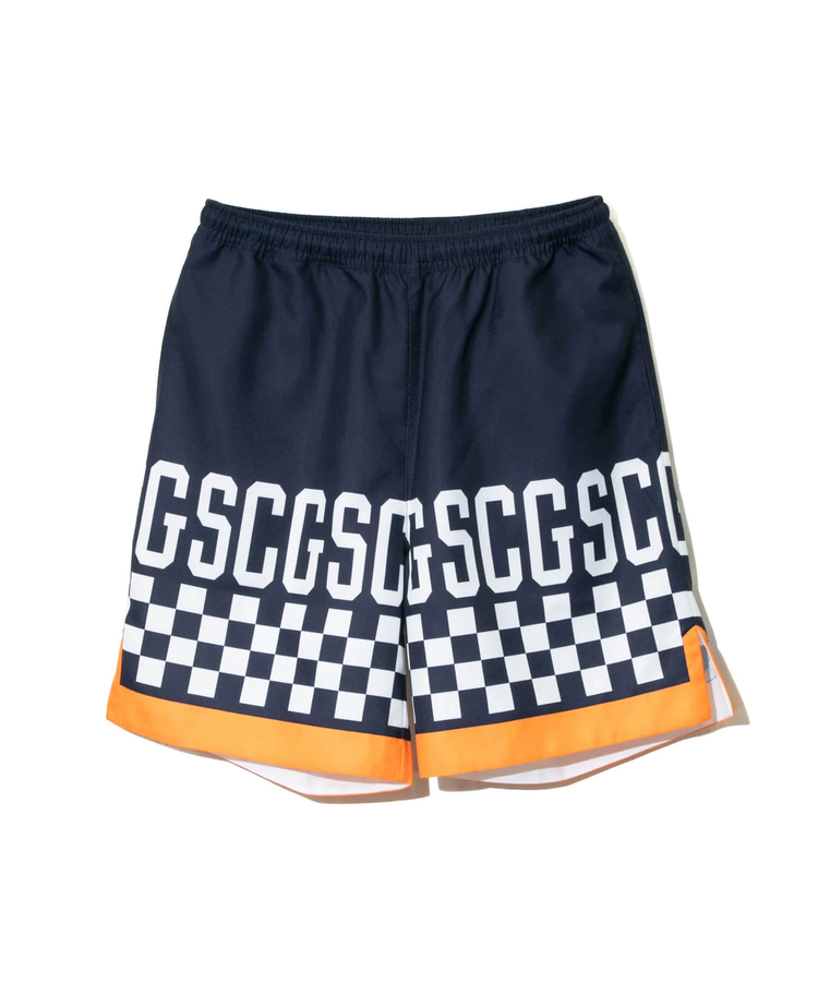 go slow caravan(ゴースローキャラバン) |総柄プリントハッピショーツ (MENS/WOMENS)