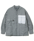 go slow caravan(ゴースローキャラバン) |ストライプシャンブレーユーティリティーシャツ (MENS)