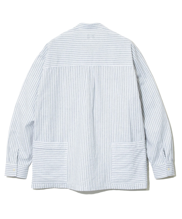go slow caravan(ゴースローキャラバン) |ストライプシャンブレーユーティリティーシャツ (MENS)