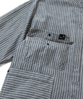 go slow caravan(ゴースローキャラバン) |ストライプシャンブレーユーティリティーシャツ (MENS)