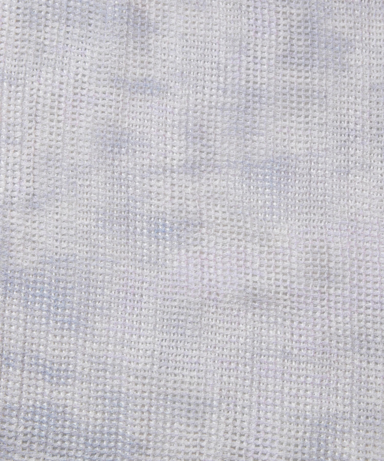 go slow caravan(ゴースローキャラバン) |メッシュムラ染プリント6分袖プルパーカー (MENS)