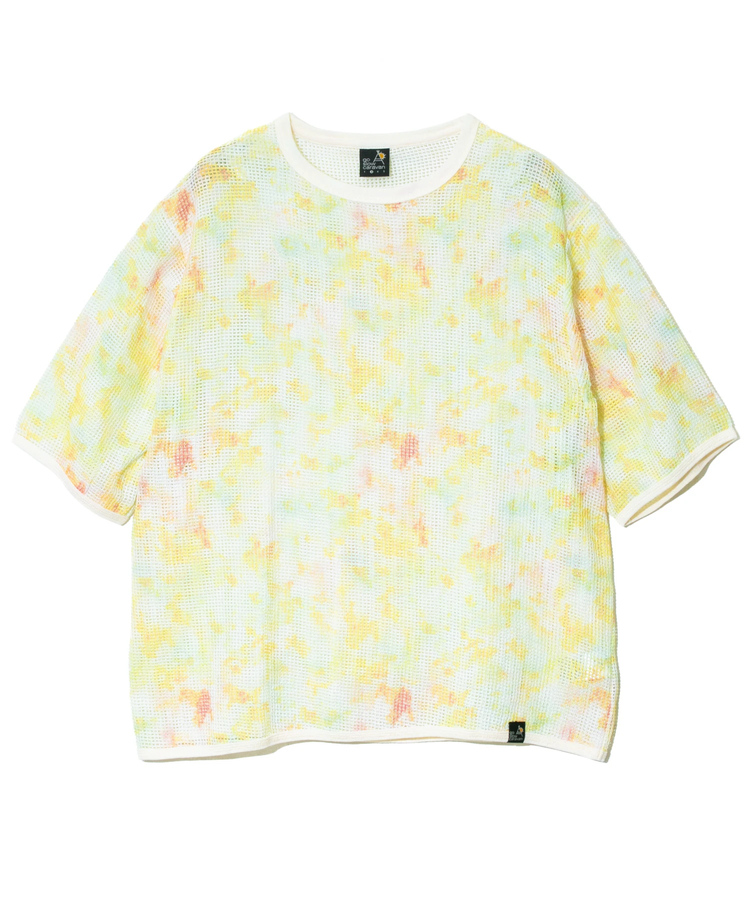 go slow caravan(ゴースローキャラバン) |メッシュタイダイ染プリントS/STEE (MENS)