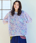go slow caravan(ゴースローキャラバン) |メッシュタイダイ染プリントS/STEE (MENS)