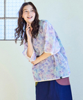 go slow caravan(ゴースローキャラバン) |メッシュタイダイ染プリントS/STEE (MENS)