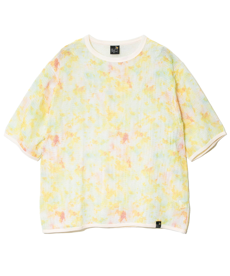 go slow caravan(ゴースローキャラバン) |メッシュタイダイ染プリントS/STEE (MENS)
