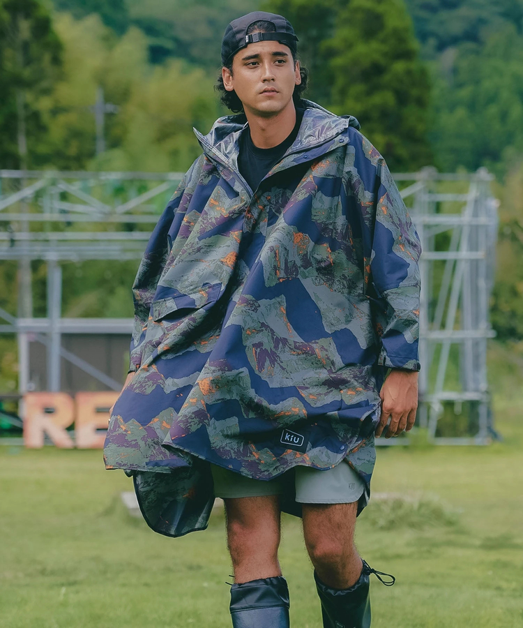 go slow caravan(ゴースローキャラバン) |KiU/キウ NEW STANDARD RAIN PONCHO