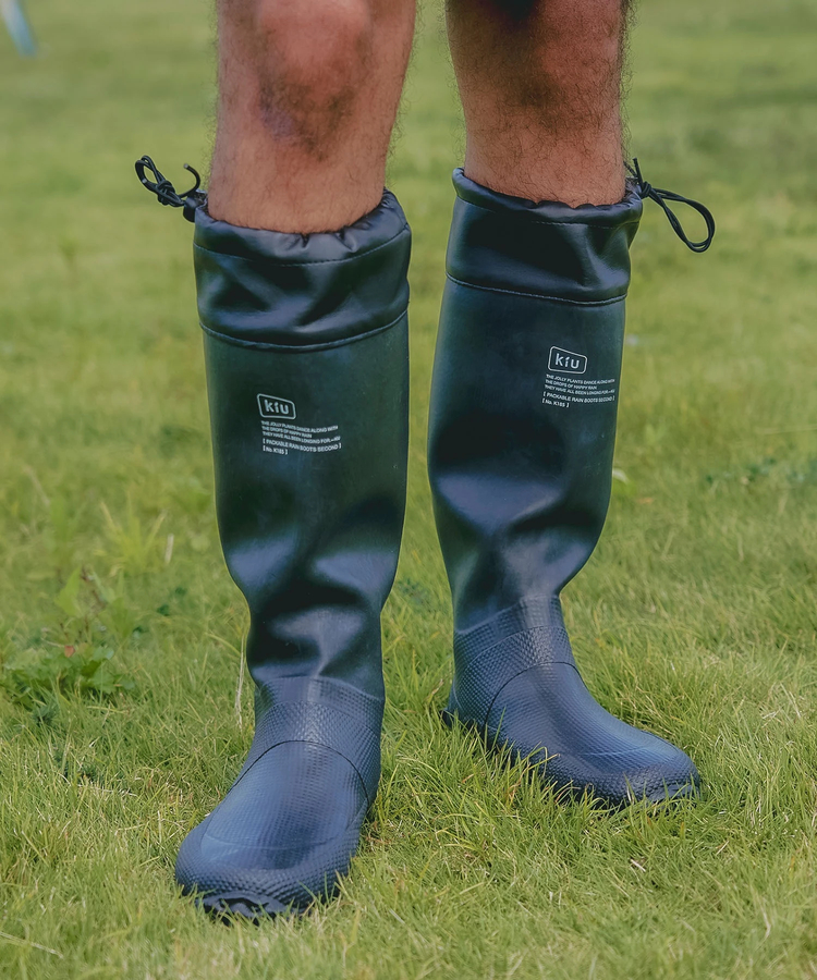 go slow caravan(ゴースローキャラバン) |KiU/キウ PACKABLE RAIN BOOTS 2nd (MENS/WOMENS)