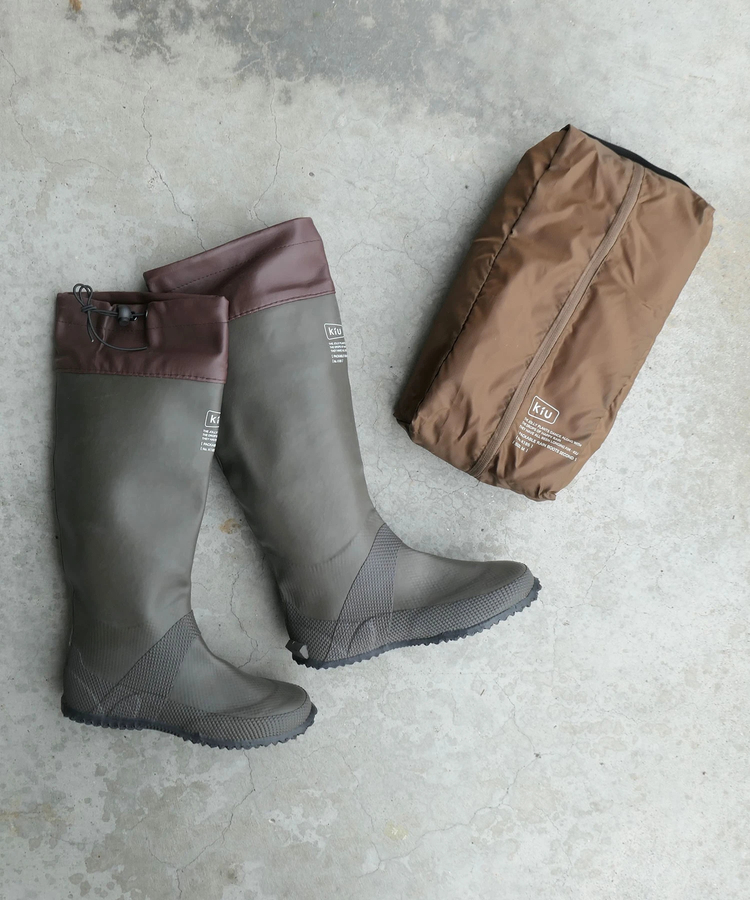 go slow caravan(ゴースローキャラバン) |KiU/キウ PACKABLE RAIN BOOTS 2nd (MENS/WOMENS)
