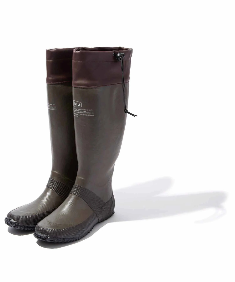 go slow caravan(ゴースローキャラバン) |KiU/キウ PACKABLE RAIN BOOTS 2nd (MENS/WOMENS)