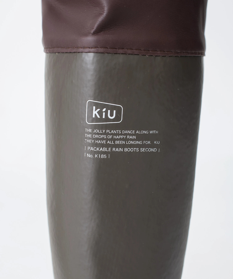 go slow caravan(ゴースローキャラバン) |KiU/キウ PACKABLE RAIN BOOTS 2nd (MENS/WOMENS)