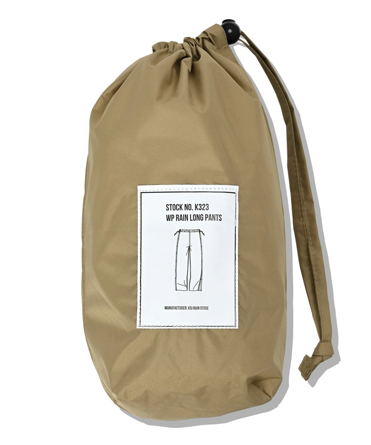 go slow caravan(ゴースローキャラバン) |KiU/キウ WP RAIN LONG PANTS (MENS/WOMENS)