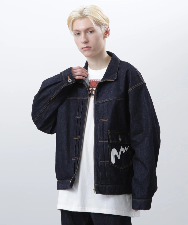 go slow caravan(ゴースローキャラバン) |MANASTASH/マナスタッシュ DENIM ZIP JACKET (MENS)