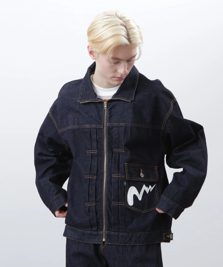 go slow caravan(ゴースローキャラバン) |MANASTASH/マナスタッシュ DENIM ZIP JACKET (MENS)