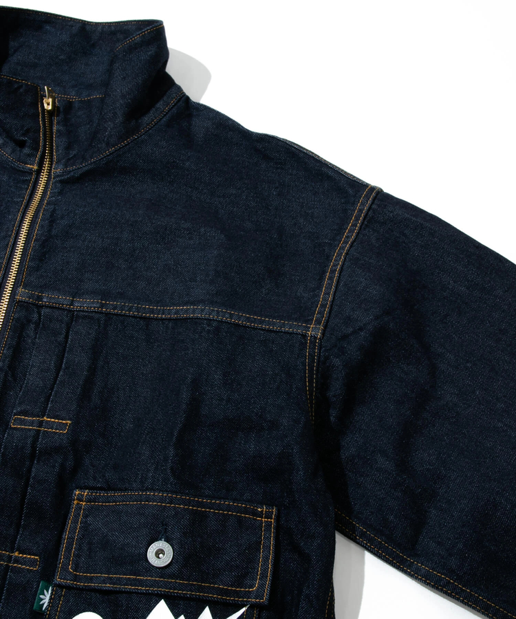go slow caravan(ゴースローキャラバン) |MANASTASH/マナスタッシュ DENIM ZIP JACKET (MENS)