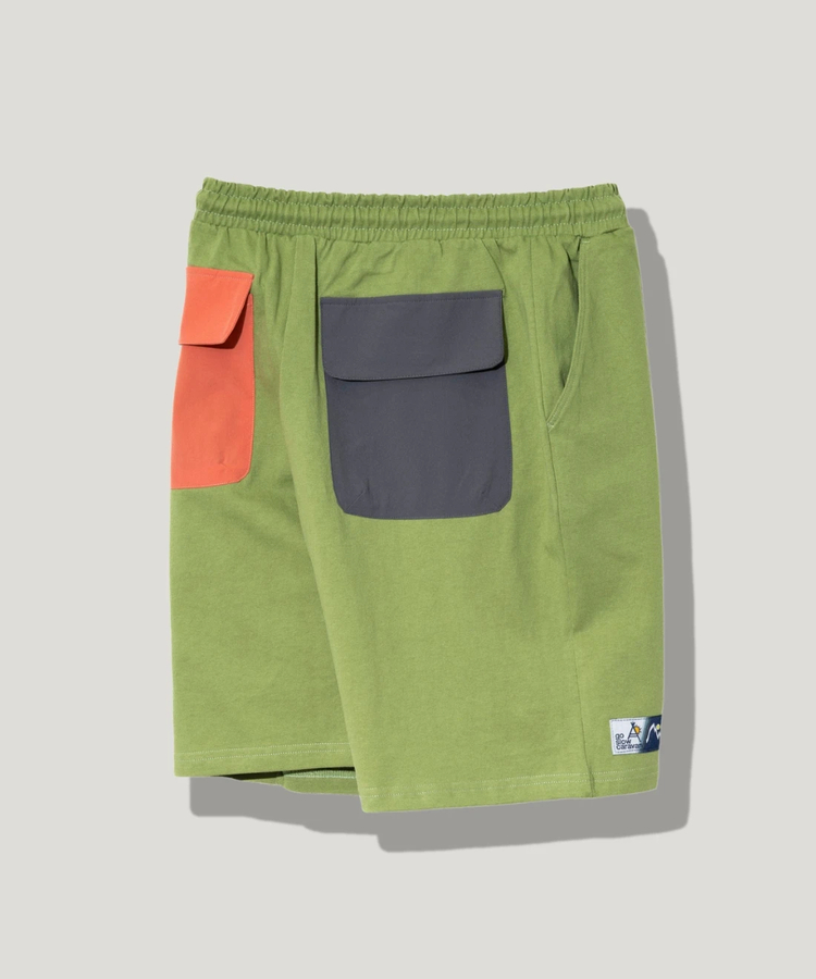 go slow caravan(ゴースローキャラバン) |【GSC別注】MOUNTAIN MANIA/マウンテンマニア x GSC RELAX SHORTS BACK POCKET (MENS)