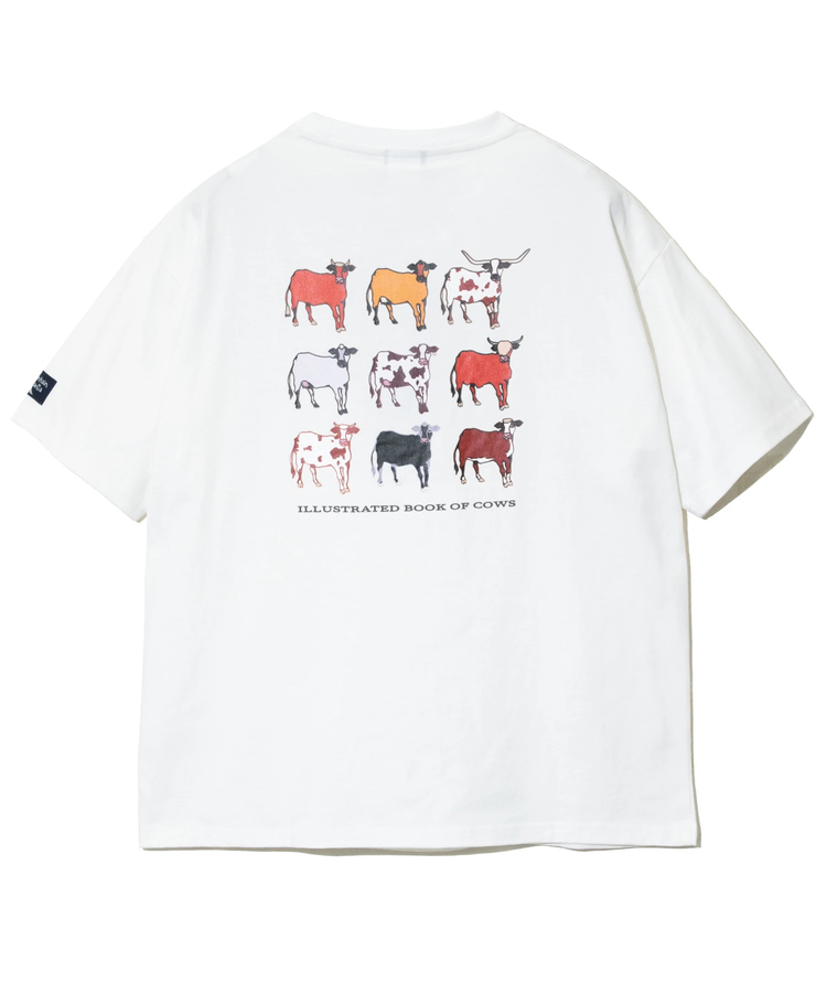 go slow caravan(ゴースローキャラバン) |MOUNTAIN MANIA/マウンテンマニア 9ANIMAL BACK PRINT T-SHIRT -COW- (MENS)