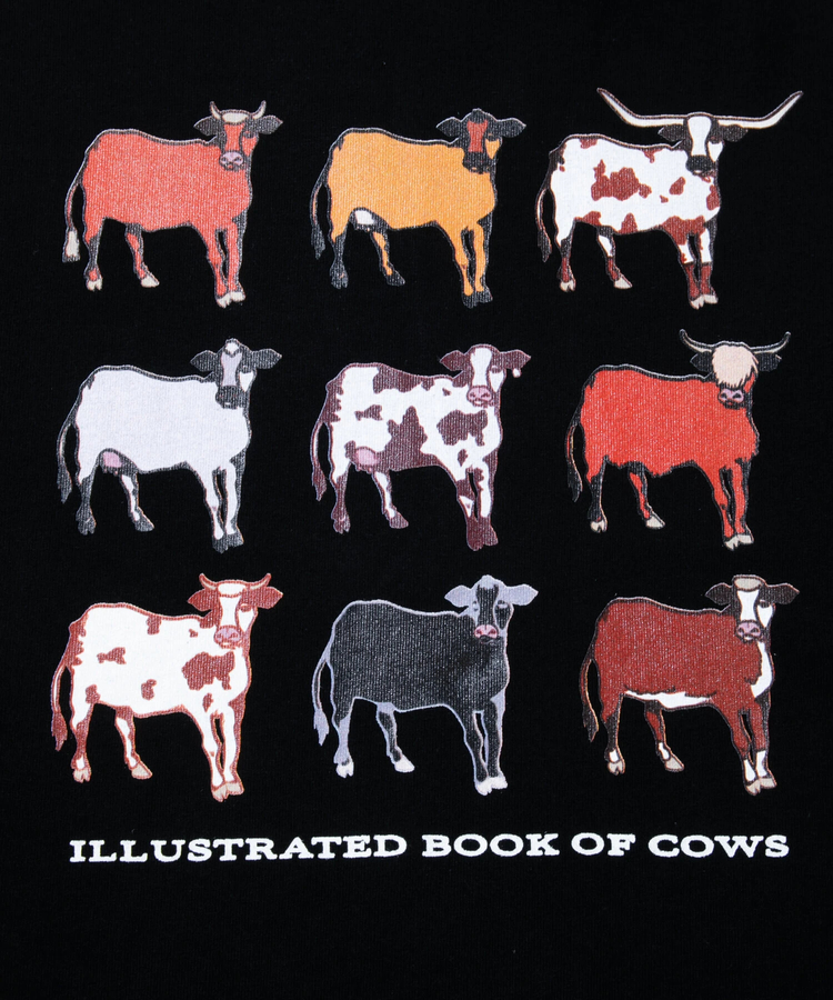 go slow caravan(ゴースローキャラバン) |MOUNTAIN MANIA/マウンテンマニア 9ANIMAL BACK PRINT T-SHIRT -COW- (MENS)