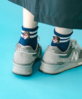 go slow caravan(ゴースローキャラバン) |gym master/ジムマスター ハッピー刺繍ショートソックス (MENS/WOMENS)