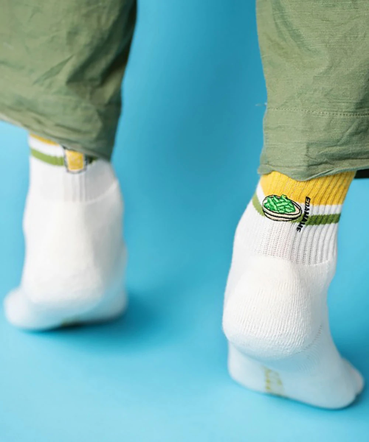 go slow caravan(ゴースローキャラバン) |gym master/ジムマスター ハッピー刺繍コンビソックス (MENS/WOMENS)