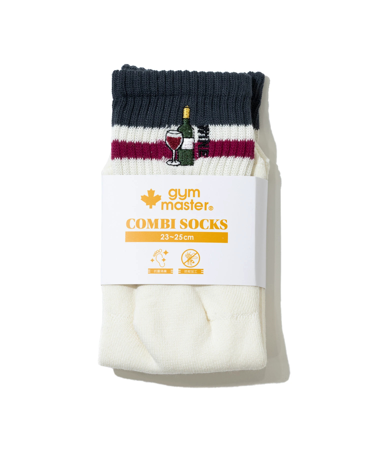 go slow caravan(ゴースローキャラバン) |gym master/ジムマスター ハッピー刺繍コンビソックス (MENS/WOMENS)