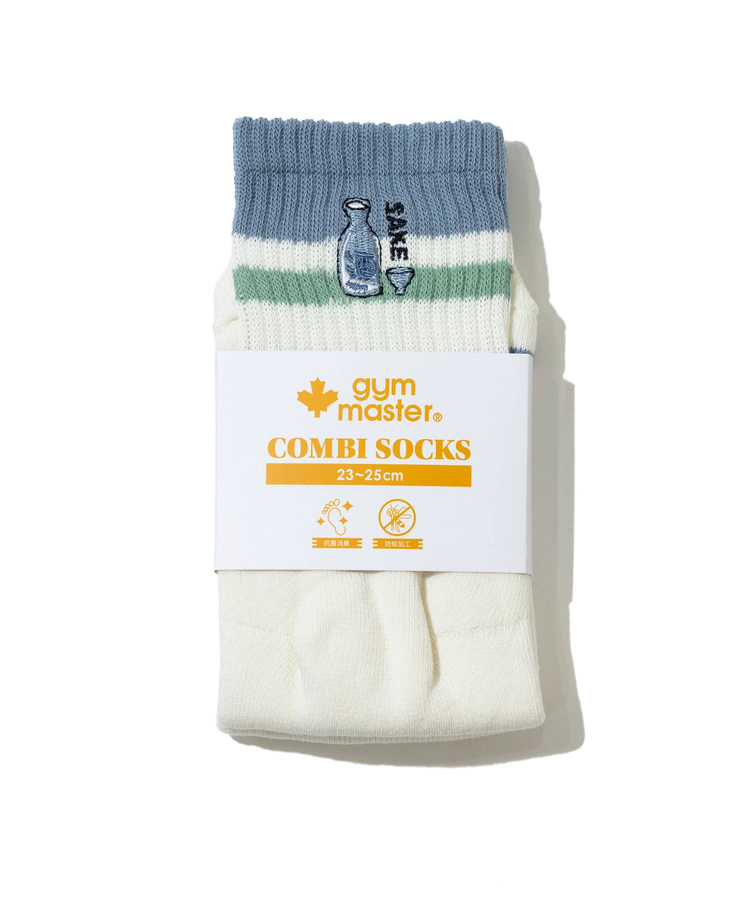 go slow caravan(ゴースローキャラバン) |gym master/ジムマスター ハッピー刺繍コンビソックス (MENS/WOMENS)