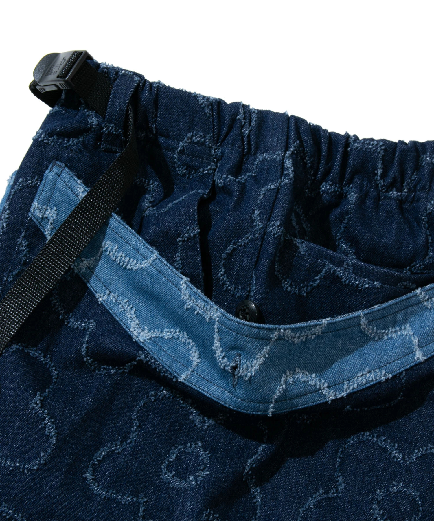 【最終値下げ】LOEFF 花柄刺繍　アザミ　ジャガードパンツ 最終値下げ】LOEFF 花柄刺繍 アザミ ジャガードパンツ