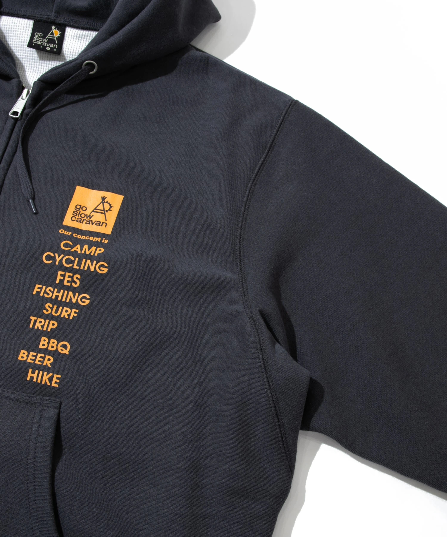 ヘビースウェットx裏ワッフルgscいっぱい ZIPパーカー (MENS