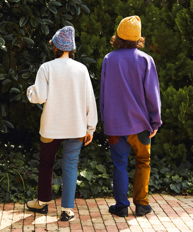 go slow caravan(ゴースローキャラバン) |eco lead 裏起毛GSCカレッジラウンドクルーネック (MENS)
