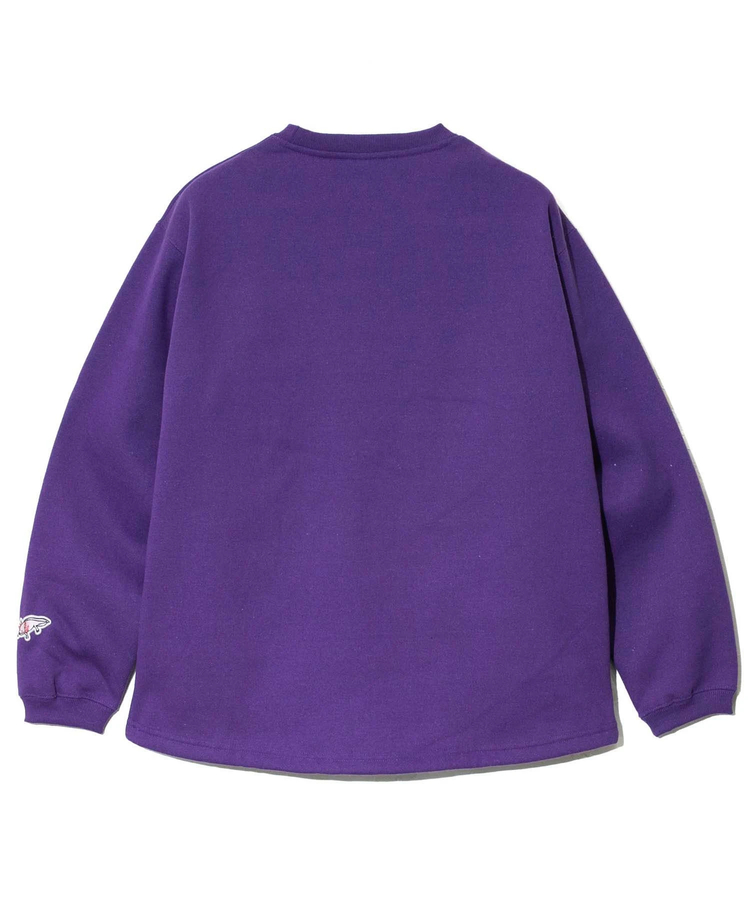 go slow caravan(ゴースローキャラバン) |eco lead 裏起毛GSCカレッジラウンドクルーネック (MENS)