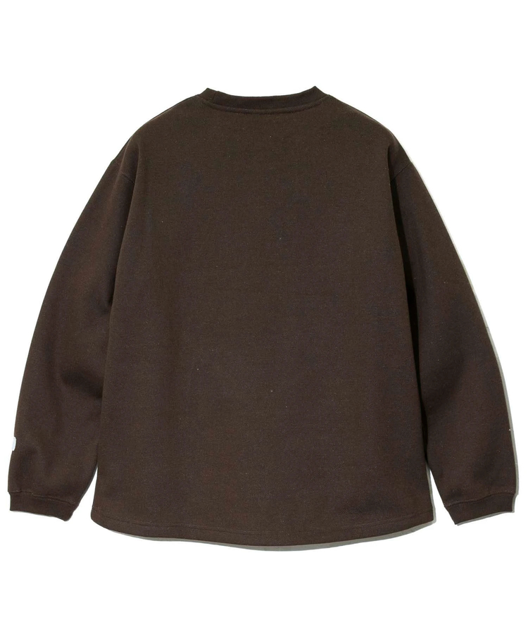 go slow caravan(ゴースローキャラバン) |eco lead 裏起毛GSCカレッジラウンドクルーネック (MENS)
