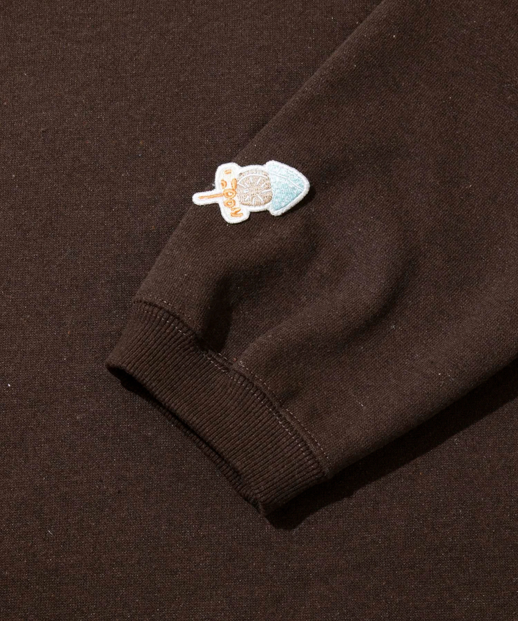go slow caravan(ゴースローキャラバン) |eco lead 裏起毛GSCカレッジラウンドクルーネック (MENS)