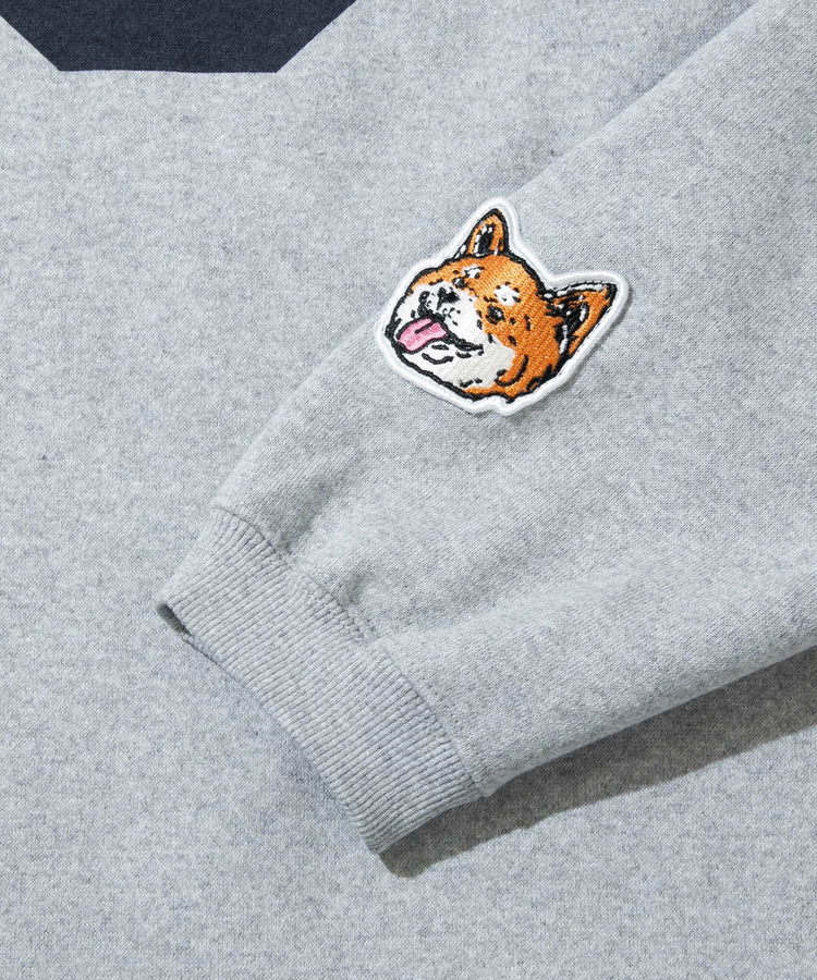 go slow caravan(ゴースローキャラバン) |eco lead 裏起毛GSCカレッジラウンドクルーネック (MENS)