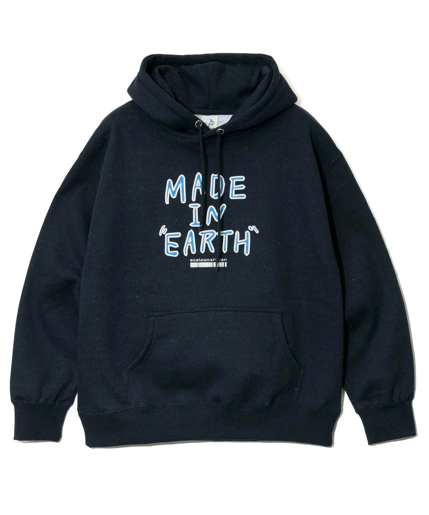 eco lead 裏起毛 地球から連れてこられた猫フーディー (MENS