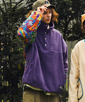 go slow caravan(ゴースローキャラバン) |セパレート中綿キルティングフリーススタンドカラー (MENS/WOMENS)