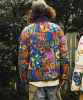 go slow caravan(ゴースローキャラバン) |セパレート中綿キルティングフリーススタンドカラー (MENS/WOMENS)