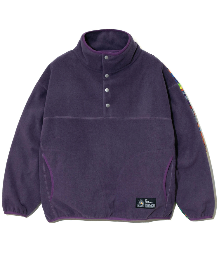 go slow caravan(ゴースローキャラバン) |セパレート中綿キルティングフリーススタンドカラー (MENS/WOMENS)