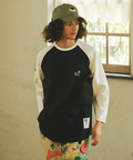 go slow caravan(ゴースローキャラバン) |超ヘビーUSA/C 8分袖ゆったりBB TEE (MENS)