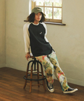 go slow caravan(ゴースローキャラバン) |超ヘビーUSA/C 8分袖ゆったりBB TEE (MENS)