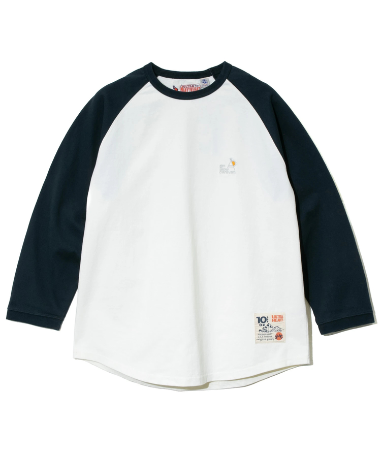 go slow caravan(ゴースローキャラバン) |超ヘビーUSA/C 8分袖ゆったりBB TEE (MENS)