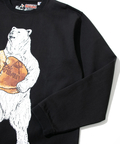go slow caravan(ゴースローキャラバン) |超ヘビーUSA/C どら焼きクマロングスリーブ TEE (MENS/WOMENS)