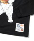 go slow caravan(ゴースローキャラバン) |超ヘビーUSA/C どら焼きクマロングスリーブ TEE (MENS/WOMENS)