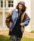 go slow caravan(ゴースローキャラバン) |メランジウールライク起毛ゆったりワークJKT (MENS/WOMENS)