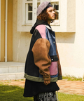 go slow caravan(ゴースローキャラバン) |メランジウールライク起毛ゆったりワークJKT (MENS/WOMENS)