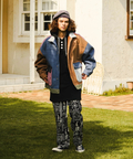 go slow caravan(ゴースローキャラバン) |メランジウールライク起毛ゆったりワークJKT (MENS/WOMENS)