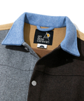 go slow caravan(ゴースローキャラバン) |メランジウールライク起毛ゆったりワークJKT (MENS/WOMENS)
