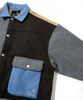 go slow caravan(ゴースローキャラバン) |メランジウールライク起毛ゆったりワークJKT (MENS/WOMENS)