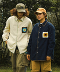 go slow caravan(ゴースローキャラバン) |ネル起毛カギ針編みポケットシャツ (MENS/WOMENS)